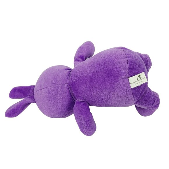 Easter Bunny 15 inch Plush Purple Rabbit Spring Flowers Stuffed Animal Toy - Picture 4 of 6